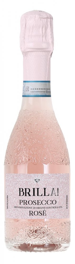 BRILLA! Prosecco Spumante Rosé Extra Dry DOC 0